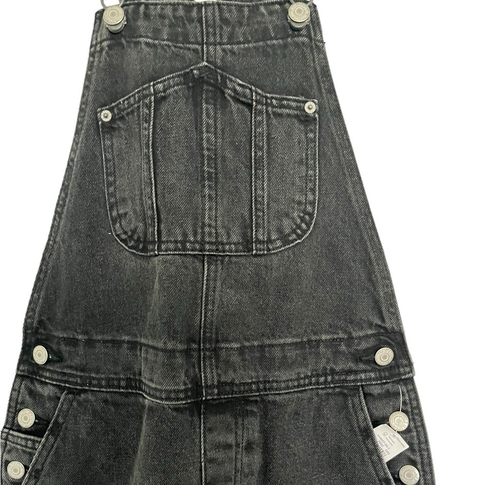 Old Navy Black Denim Overalls - Picture 3 of 5